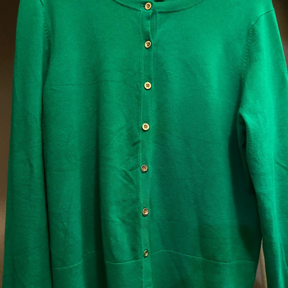 Green Classic Cardigan